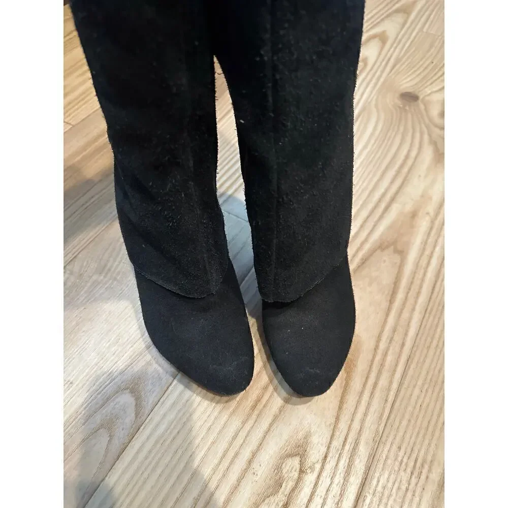 Jessica Simpson Rallie Boot, Women’s size 7 1/2, Black Suede